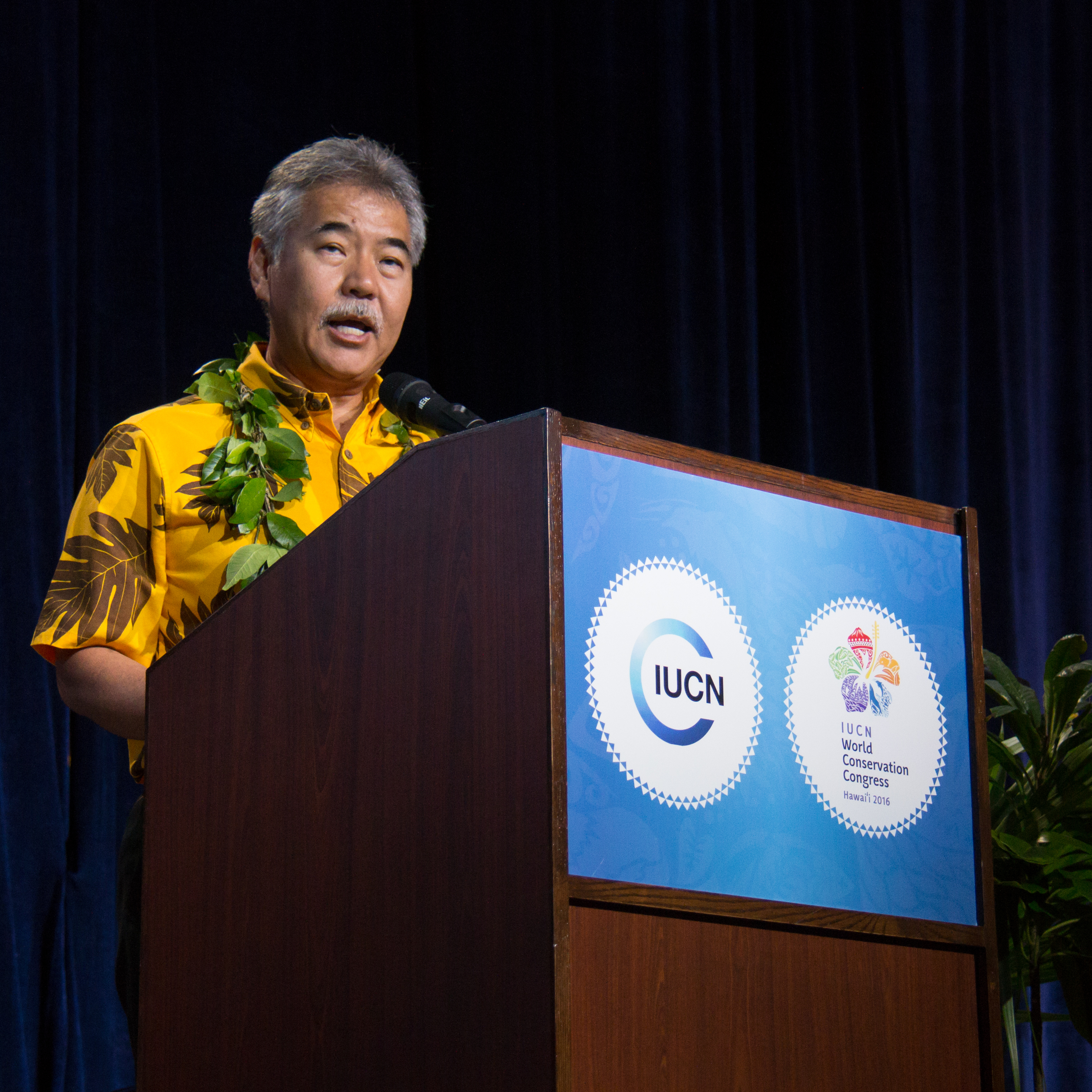 Governor David Ige at the 2016 IUCN World Conservation Congress: A Legacy of Global Leadership in Sustainability and Stewardship